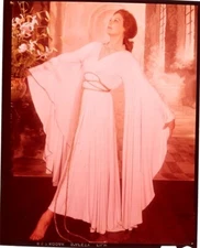 Ava Gardner Barefoot Glamour Portrait 1960's Original 5x4 Transparency