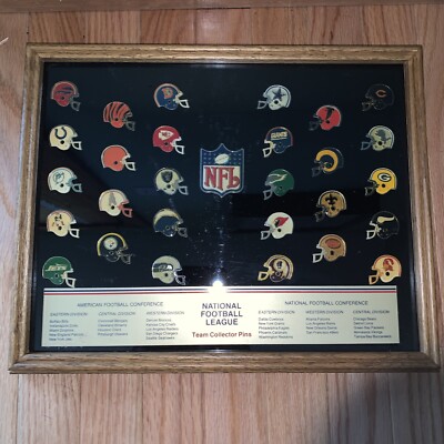 う*ー様 NFLチームヘルメットピンバッジコレクション1984/1985s NFL Team Collector Helmet Pins 1984-1985 Original Box | eBay