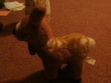 Vtg Fiesta Standing Fawn 10" Plush Deer Woodland Wildlife Stuffed Animal Toy