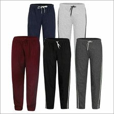Mens Lounge Pants Nightwear Comfy Striped Trousers Bottoms Pyjamas Jog S to 2XL