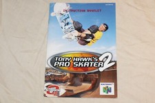Vintage OEM Nintendo 64 N64 Tony Hawk's Pro Skater 2 Instruction Manual ONLY