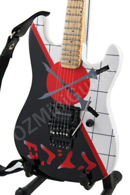 Miniature Guitar CHARVEL Warren DiMartini Cross Swords & Strap