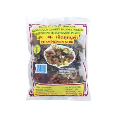 MU-ERR-Pilze 100g getrocknete Schwarze Black Fungus aus Thailand Judasohr Pilz