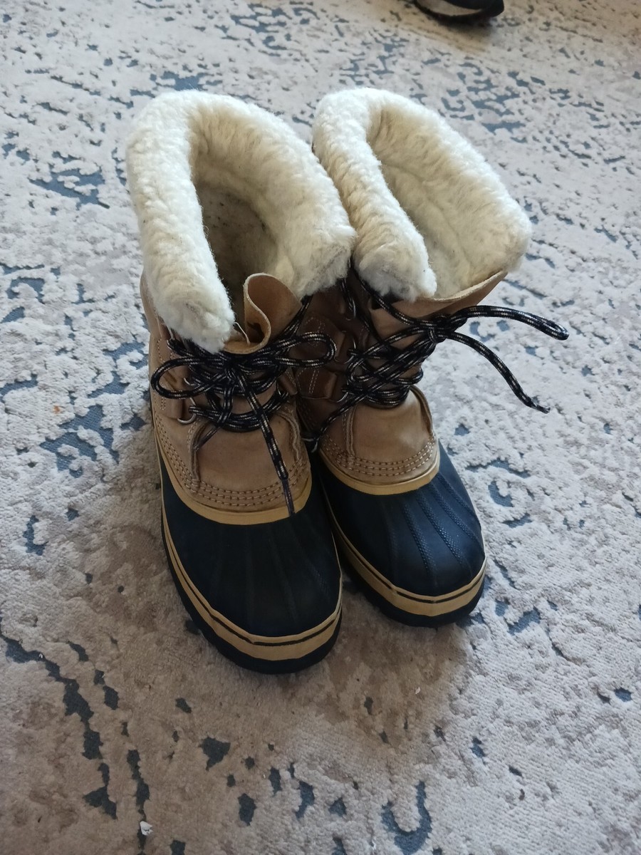 Sorel Womens Snow Cold Weather Boot Sz 7 Tan Waterproof. EUC  display picture 3