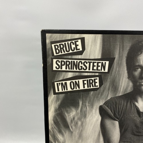 Bruce Springsteen I'm On Fire LP PROMO Black & White Cover RARE Vinyl 1984 Album - Picture 2 of 20