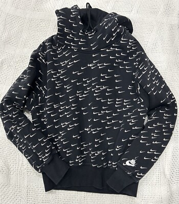 nike hoodie with checks all over