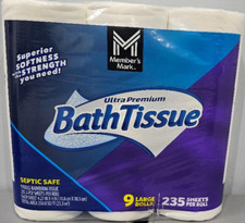 Member's Mark Ultra Premium 2-Ply Toilet Paper 9 rolls, 235 sheets/roll
