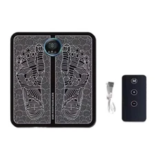 EMS Foot Massager Mat Electric Pad Blood Muscle Circulation Relief Pain LED USB