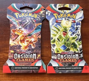 Obsidian Flames Sleeved Booster Pack
