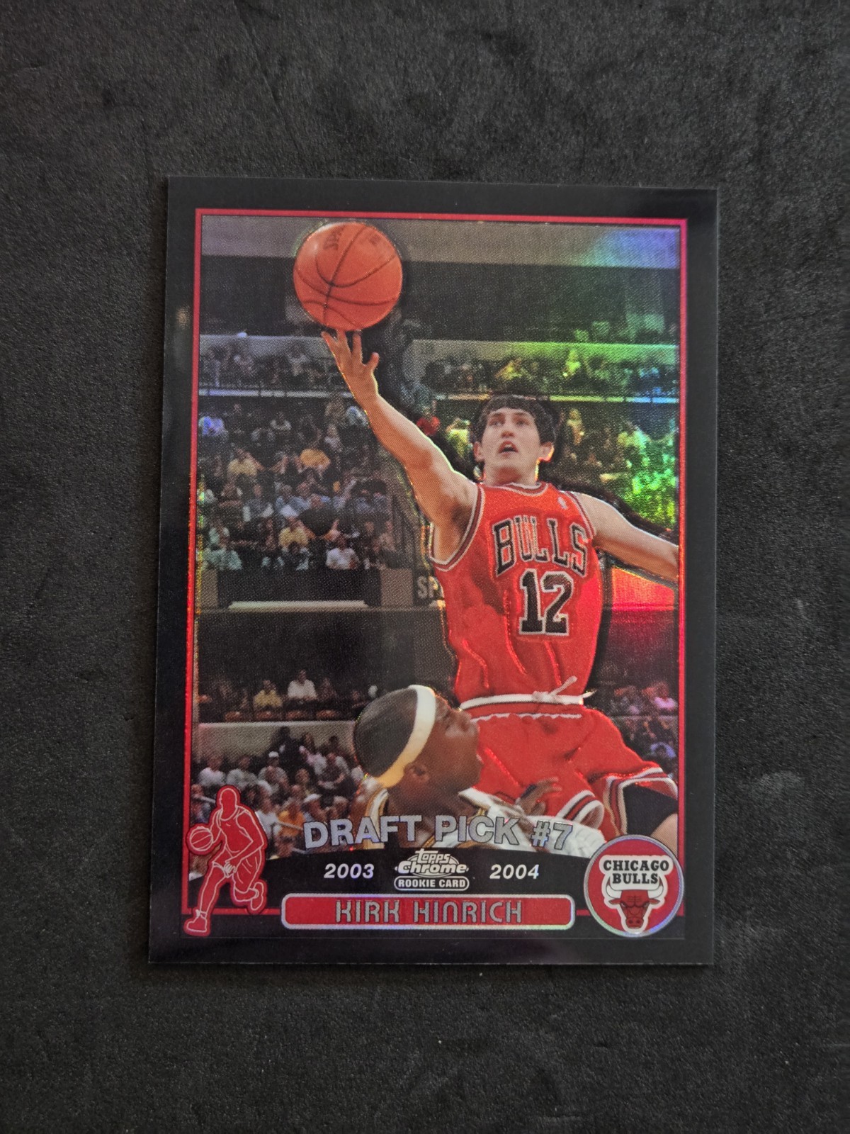 2003-04 Topps Chrome Black Refractor /500 Kirk Hinrich #117 Rookie RC