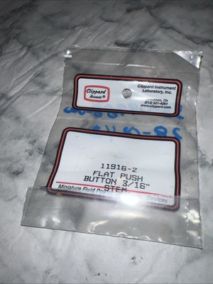 CLIPPARD 11916-2 PUSH BUTTON 3/16'' DIAMETER STEM SURGE TANK BUTTON PRESS RELIEF
