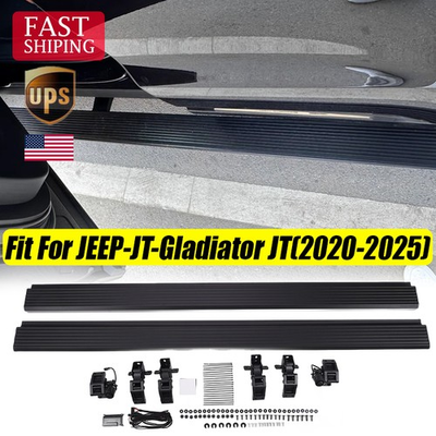 #ad 2X Power Side Step Electric Running Board Bar For Jeep Gladiator JT 2020 2025 US $989.95