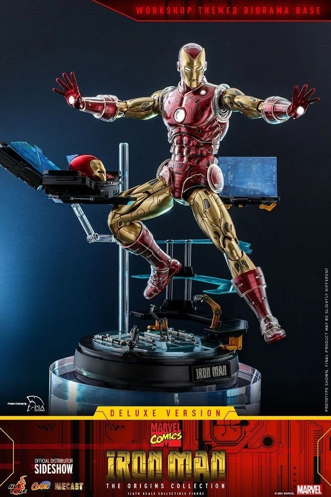 Iron Man versión de lujo Marvel The Origins Collection cómic