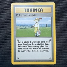 Pokémon Breeder 76/102 Base Set English Vintage Pokémon on eBay