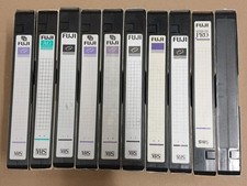 10 x Fuji VHS Videokassetten leer Leerkassett...