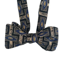 Handcrafted Silk Bowtie - Cat's Eye - One-of-a-Kind - Pre-tied or Self-tie