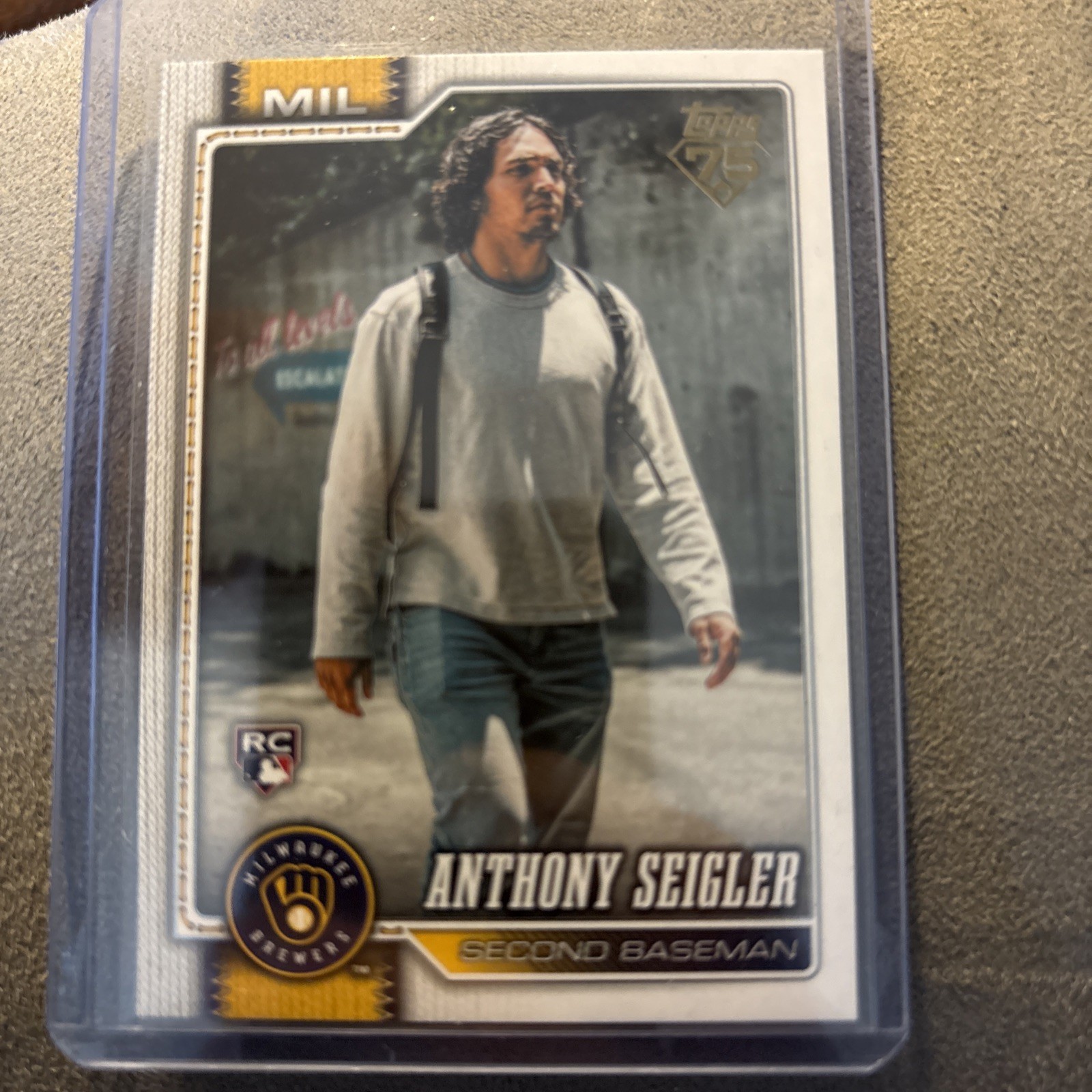 2026 Topps Series 1 - Anthony Seigler #286 Golden Mirror Image Variations (RC)