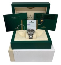 2017 PAPERS Rolex Explorer BLACK Stainless Steel MK1 39mm Oyster 214270 BOX 2