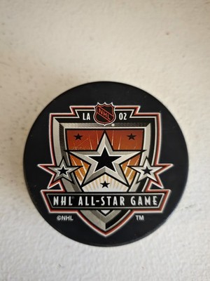 2002 NHL ALL STAR GAME    PUCK LOS ANGELES KINGS LA MADE IN SLOVAKIA  