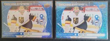 Adin Hill 2‑Card Lot – 2025‑26 UD Tracking Systems Speckle TS‑22 &amp; Base