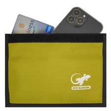 Faraday Bag Anti-Tracking GPS RFID Car Key Signal Blocker Wallet Shielding Po...