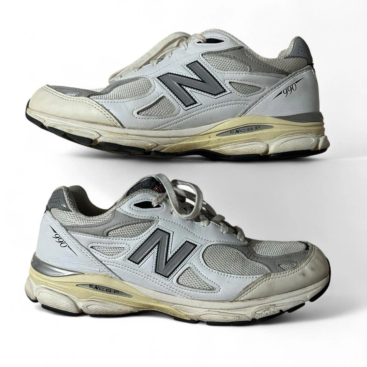 New Balance Teddy Santis x 990v3 Made in USA White Blue | eBay