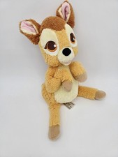 Disney Parks Sitting Bambi Deer Fawn Plush Stuffed Animal Hugger