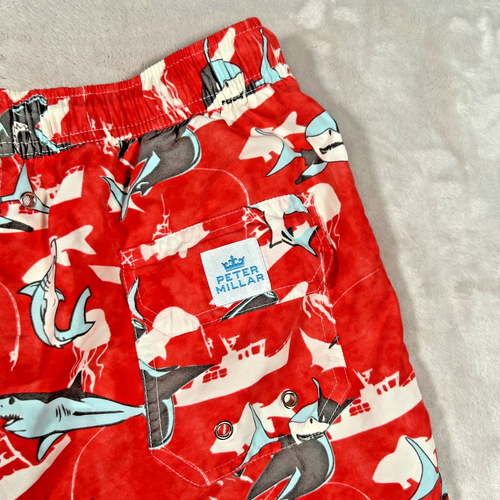 Costume da bagno uomo Peter Millar collezione mare M stampa all over foderato lusso - Foto 15 di 17
