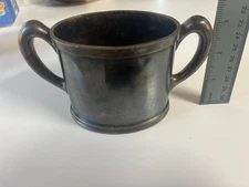 Vintage Everbrite Grand Silver Co Nickel Silver Two Handle Cup Mug