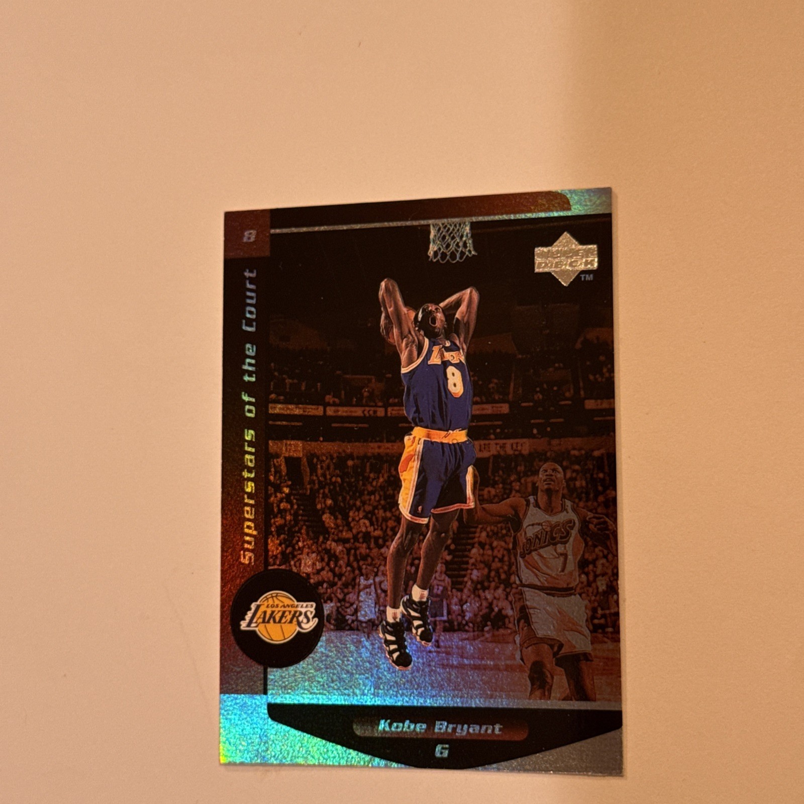 1998-99 KOBE BRYANT Upper Deck Ovation Superstars of the Court Insert #C8 Lakers