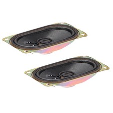 5W 8Ohm DIY Magnetic Speaker 40x70mm Square Replace Loudspeaker for LCD TV 2pcs