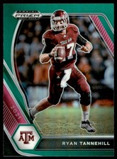 2021 Panini Prizm Draft Picks Green Prizm Ryan Tannehill Texas A&M Aggies #18