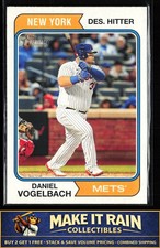 Daniel Vogelbach 2023 Topps Heritage #290 New York Mets Baseball