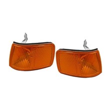Turn Signal Amber Corner Lamps Pair Heavy Duty Abs Plastic Honda Crx 1990-1991