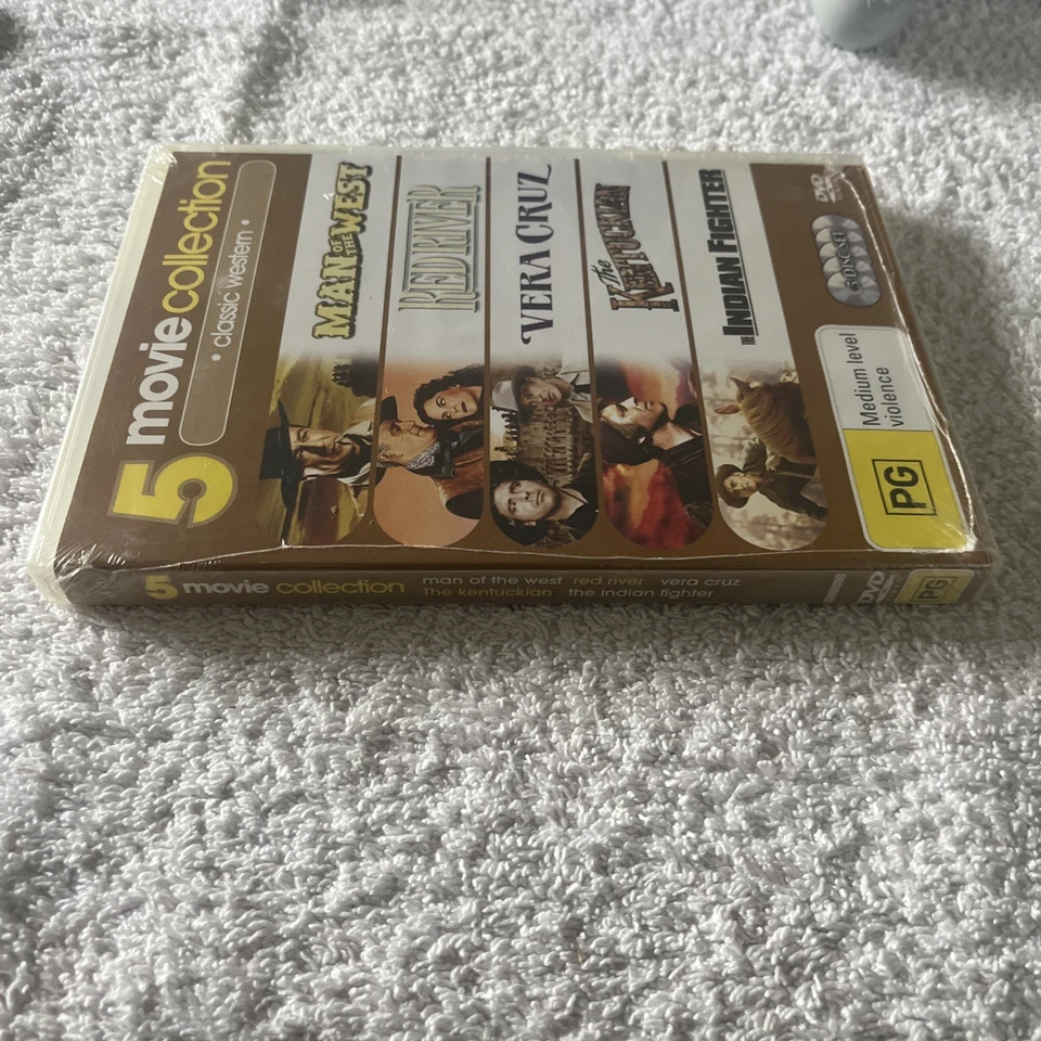 5 Movie Collection Pack Region 4 Brand New And Sealed Country Western - image 3 of 4