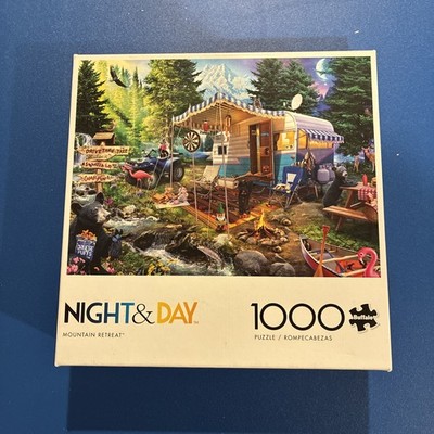 Buffalo Games Night and Day: Beach Holiday Jigsaw Puzzle - 1000pc
