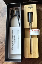 Wamoma Smart Wireless Meat Thermometer - Waterproof Bluetooth NEW