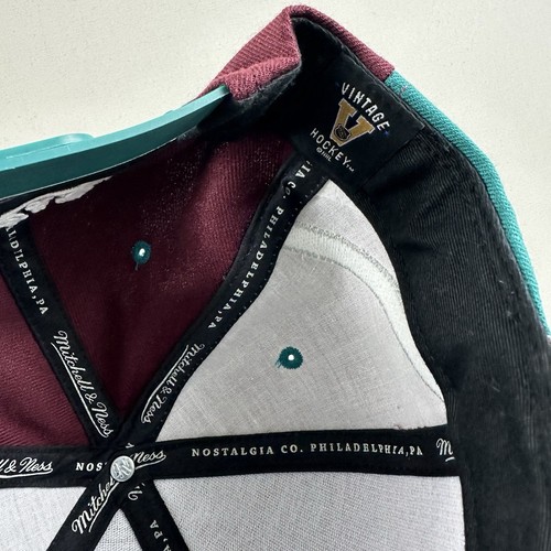 Anaheim Mighty Ducks Mitchell & Ness 20th Anniversary SnapBack Hat NHL Vintage - 第 9/9 張圖片