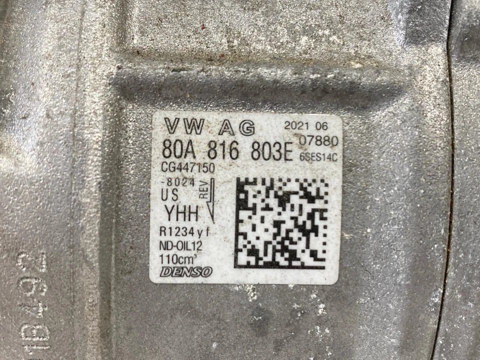 Compresor de aire acondicionado Audi Q5 2021-2024 80A816803E OEM 21 k millas (TL) Foto 2 de 4