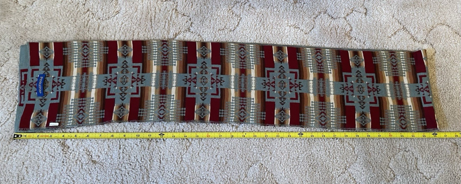 Pendleton Chief Joseph Patterned Scarf - image 7