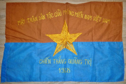Quang Tri - DMZ - NLF, Viet Cong Flag - Tet Offensive 1968 - Vietnam War - F.214