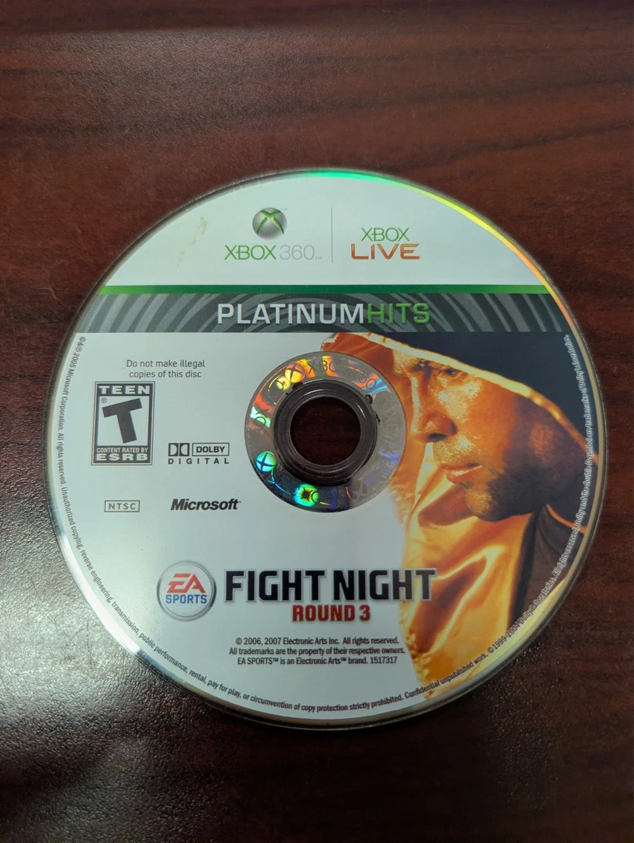 Fight Night Round 3 Sur Microsoft Xbox 360 - Neuf Sous Blister - Version PAL UK