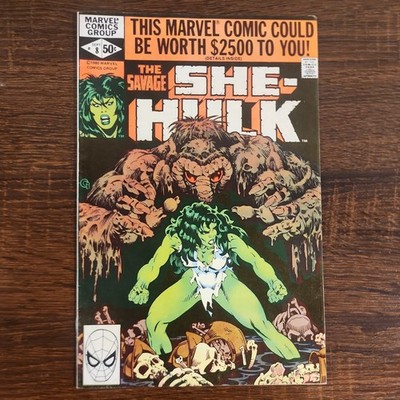 SAVAGE SHE-HULK #8 1980 MARVEL COMICS MAN-THING APPEARANCE