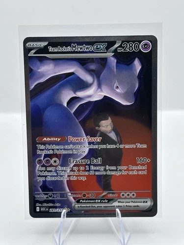 🔥🔥🔥Pokémon TCG Team Rockets Mewtwo EX 281/217🔥🔥🔥