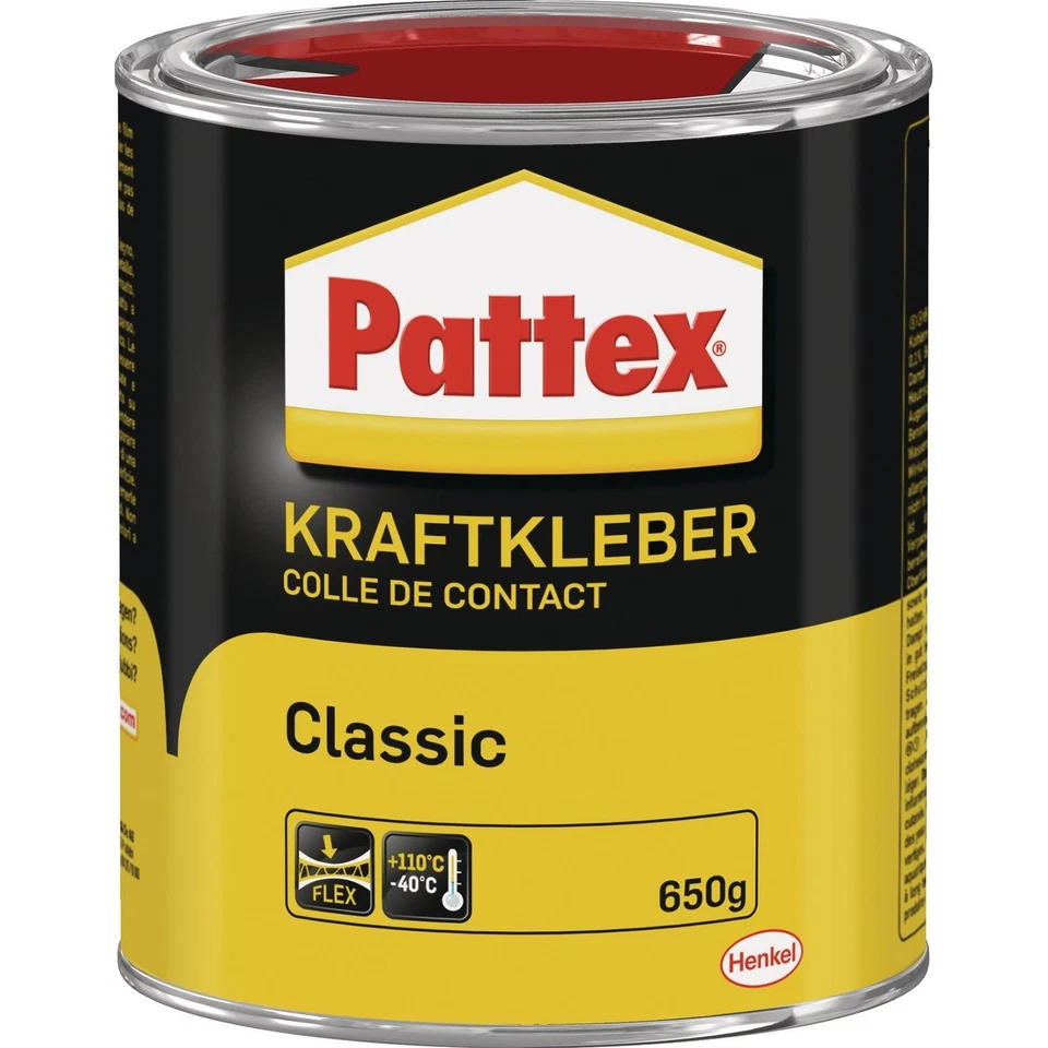 HENKEL AG & CO. KGAA ABT. A. A. G KAM HW Kraftkleber Classic Liquid -40GradC b.+110GradC 650g Dose PATTEX Leim Universal