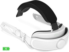 Head Strap with Battery for Meta Quest 3S/3, Rechargeable Battery Pack Headstrap