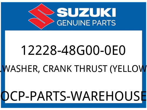 WASHER, CRANK THRUST (YELLOW)