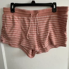 Stars Above Lounge Shorts Striped Drawstring Waist Sleep Pajama Women's