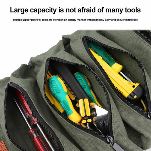 Profi Werkzeugrolle Werkzeugrolltasche Taschen Toolkit Rolltasche - Bild 4 von 4