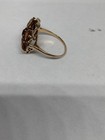 Vintage Citrine 14 K Gold Ring Cluster — photo 8